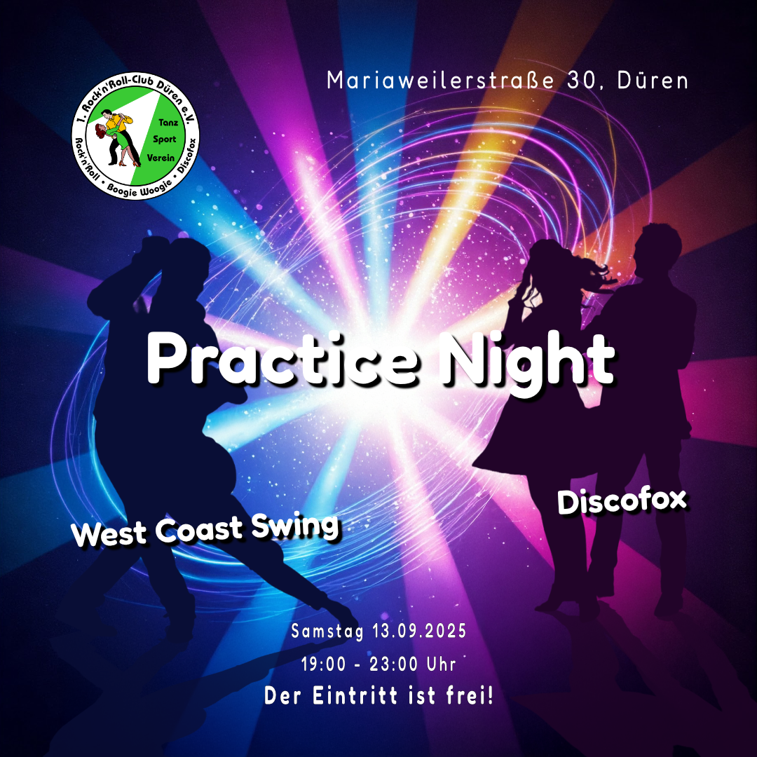 20250913 Practice Night West Coast Swing und Discofox